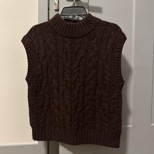 Brown Sweater Vest